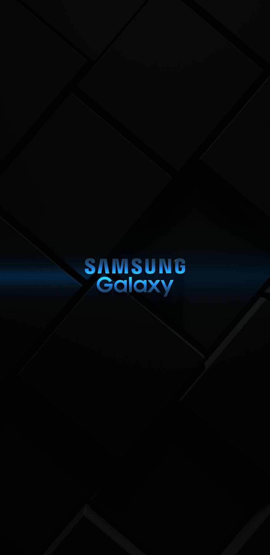 Samsung Galaxy Diamond Blue Light Background