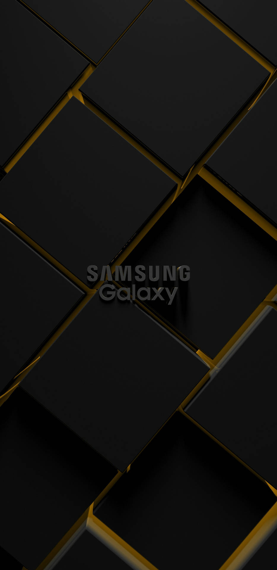 Samsung Galaxy Rhombus Yellow Light Background