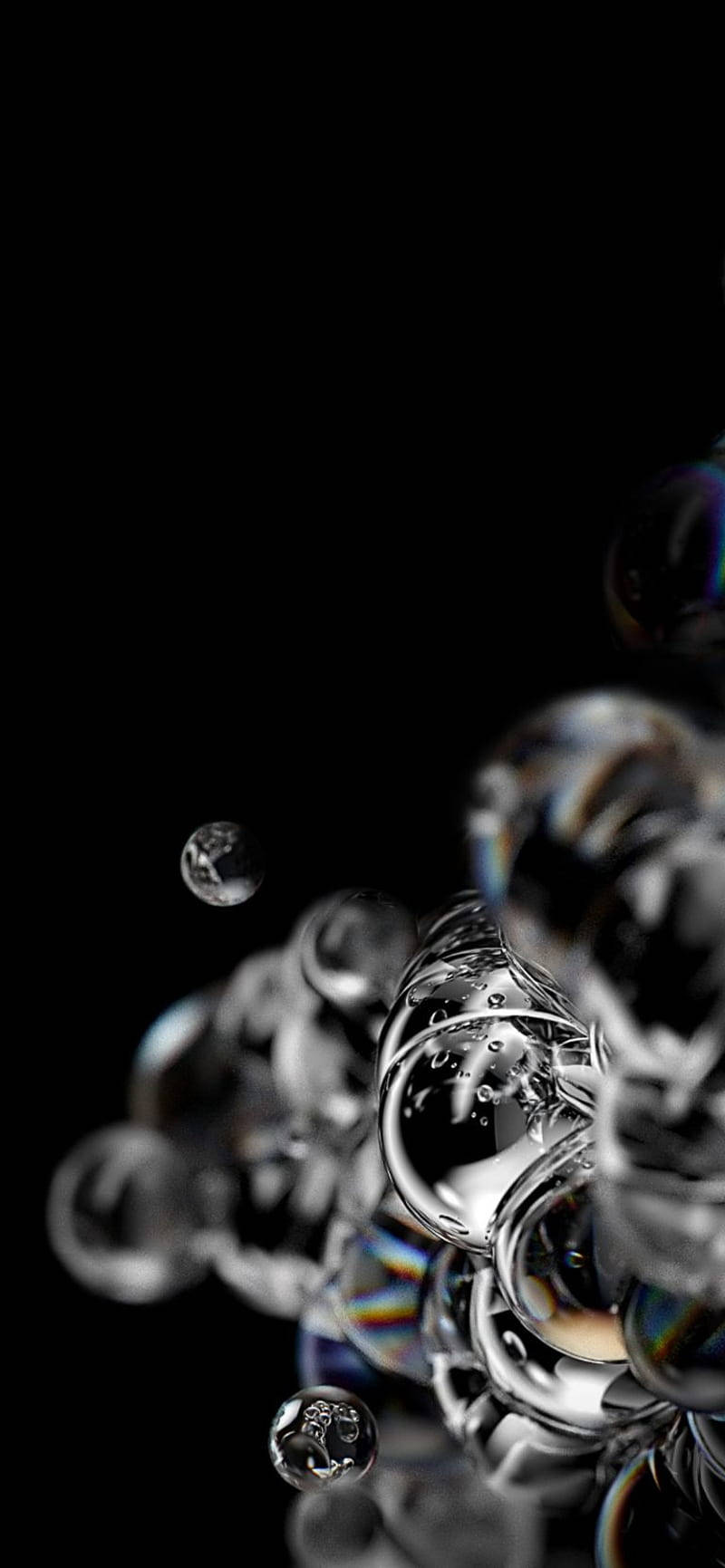 Samsung Galaxy S20 Bubbles Background