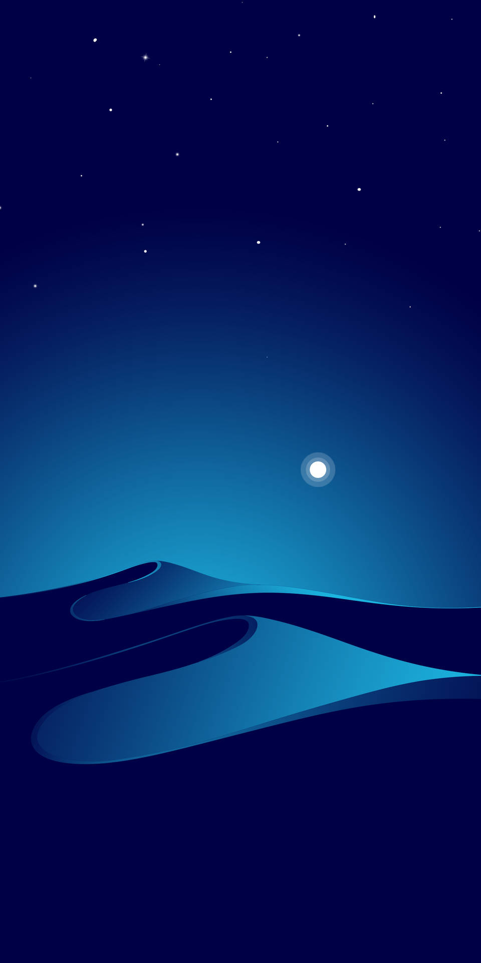 Samsung Galaxy S20 Starry Night In Desert Background