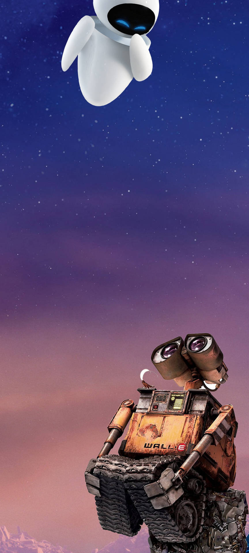 Samsung Galaxy S20 Wall E And Eve Background