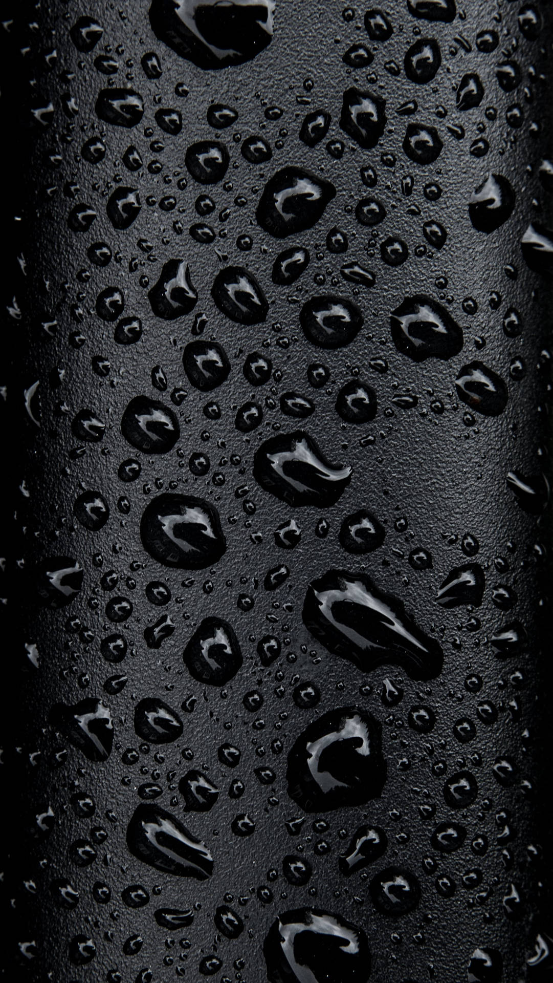 Samsung Galaxy S20 Water Droplets In Black Background