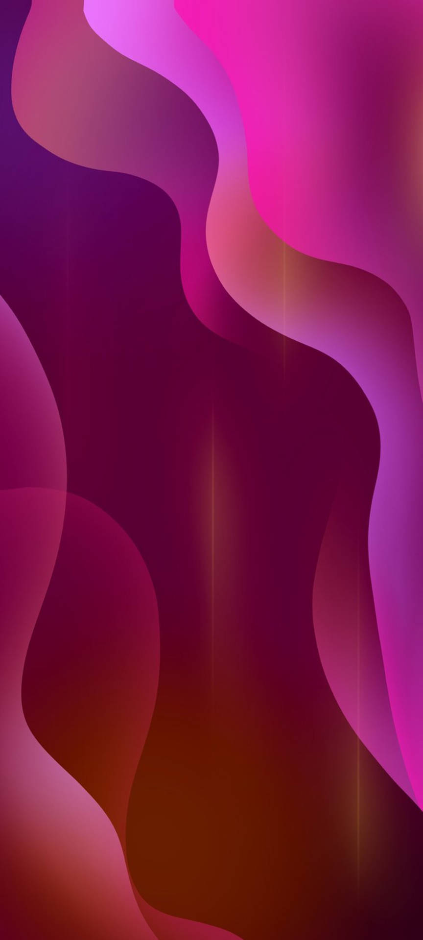 Samsung Galaxy S22 Pink Waves Background