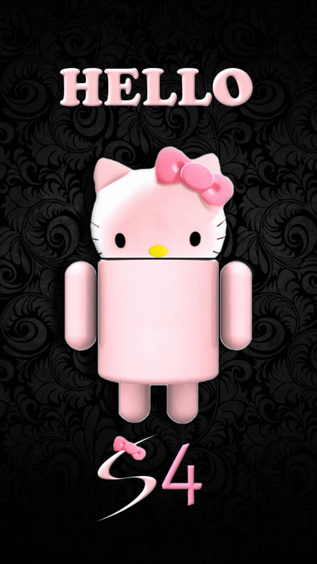 Samsung Galaxy S4 Black Hello Kitty