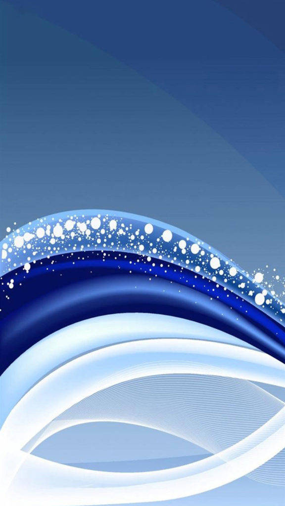 Samsung Galaxy S5 Abstract Waves Vector Background