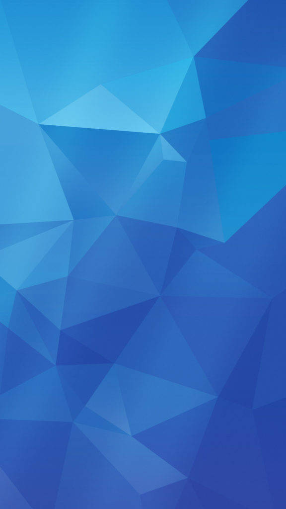 Samsung Galaxy S5 Geometric Blue Wallpaper Background