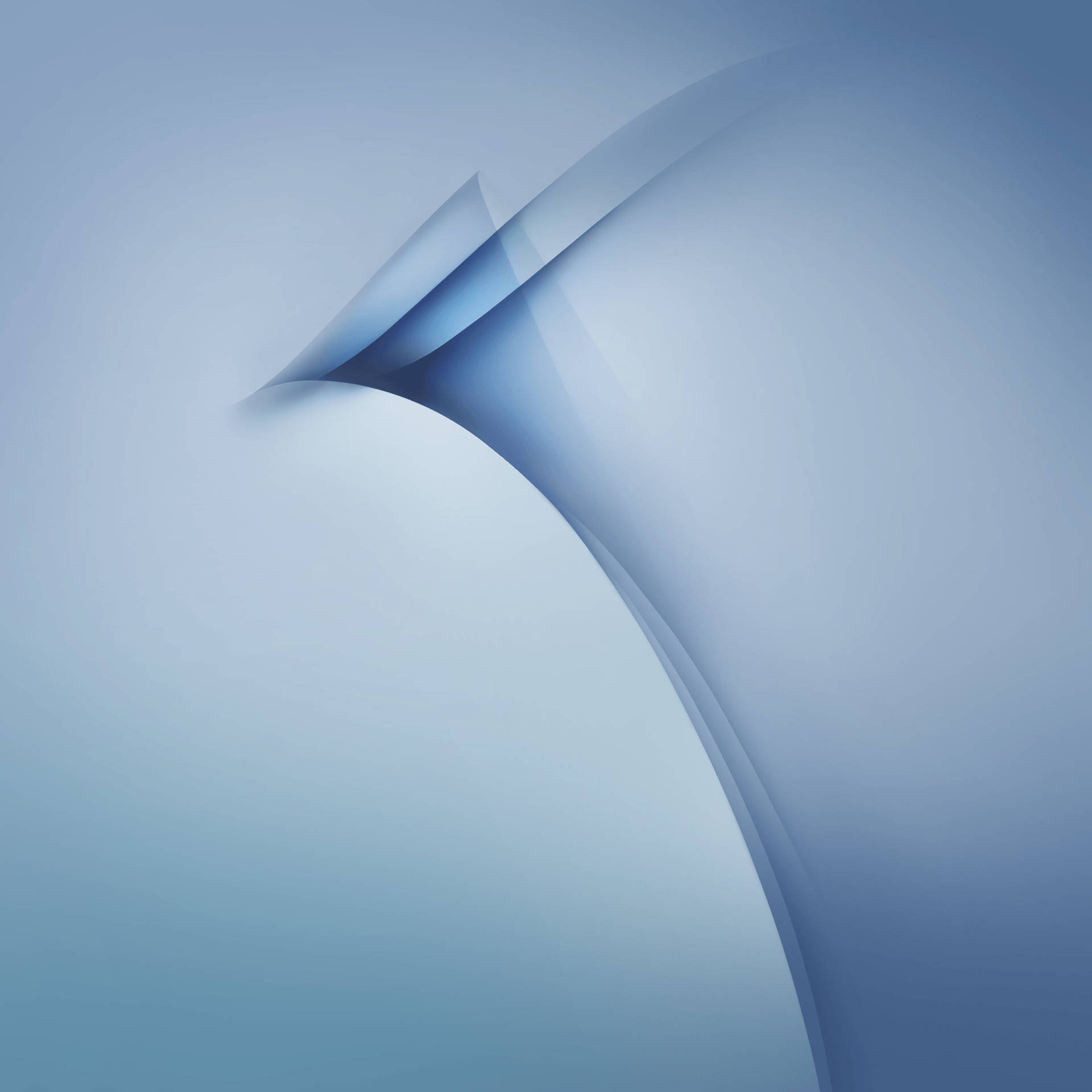 Samsung Galaxy S7 Edge Light Blue Swirls Background