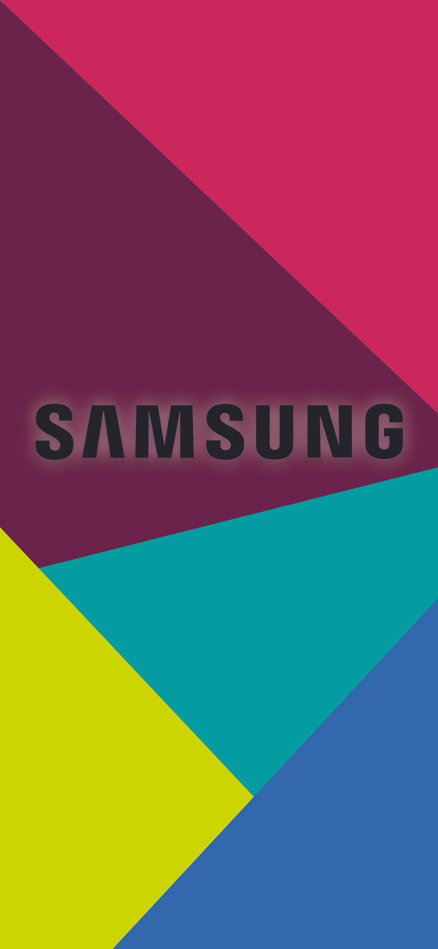 Samsung Galaxy Triangular Vector Pattern Background