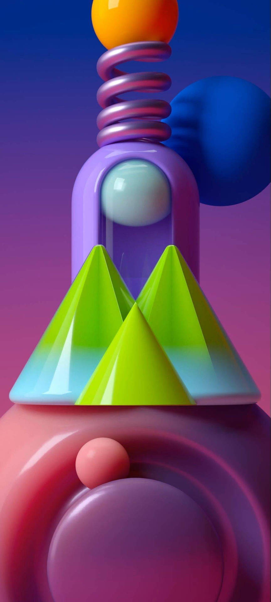 Samsung M21 3d Thingamajig Background