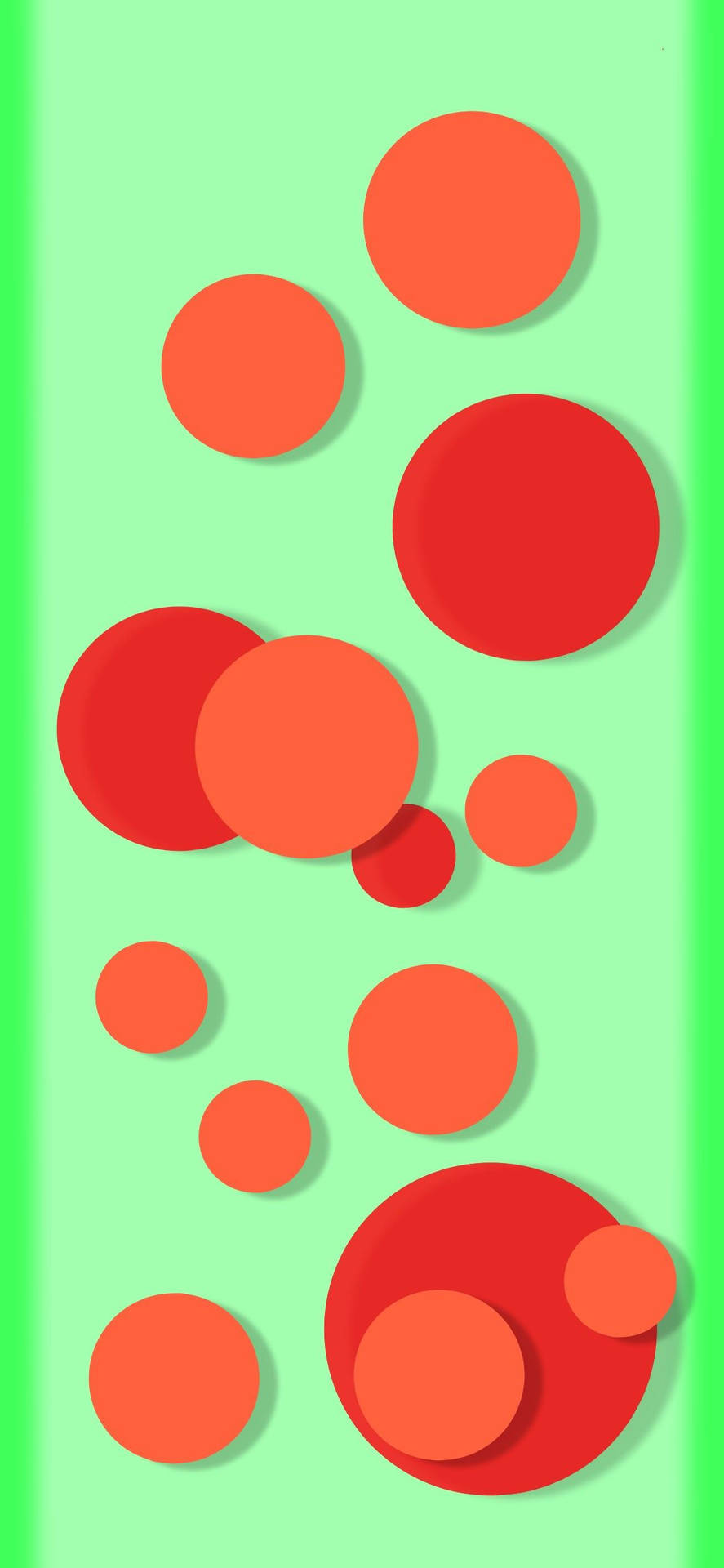 Samsung M21 Red Circles Background