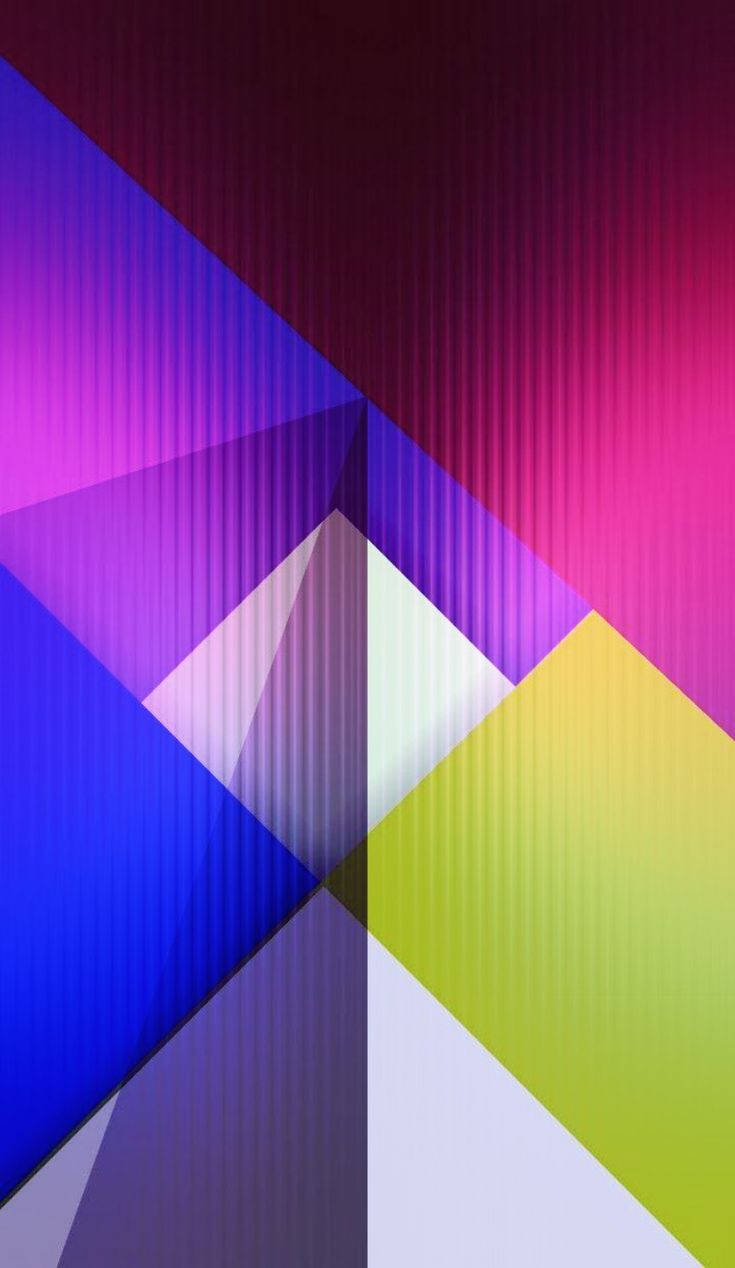 Samsung M21 Triangles And Lines Background