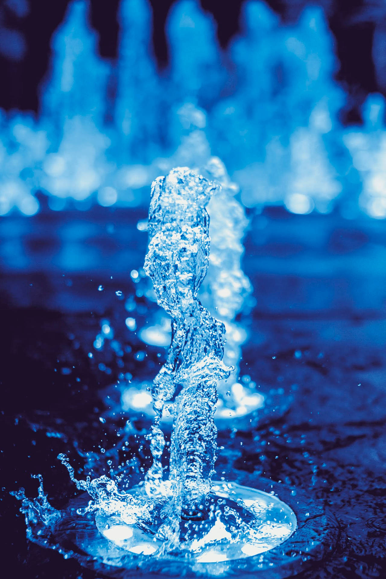 Samsung M21 Water Fountain Background