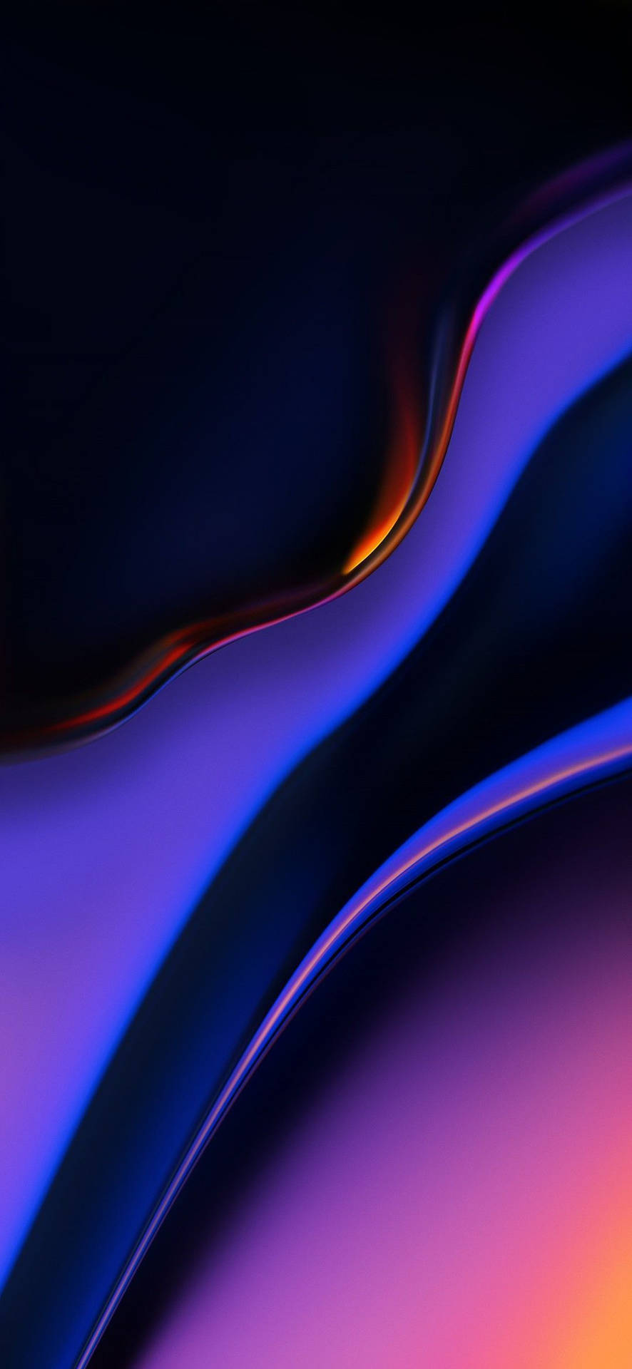 Samsung Mobile Abstract Curves Background