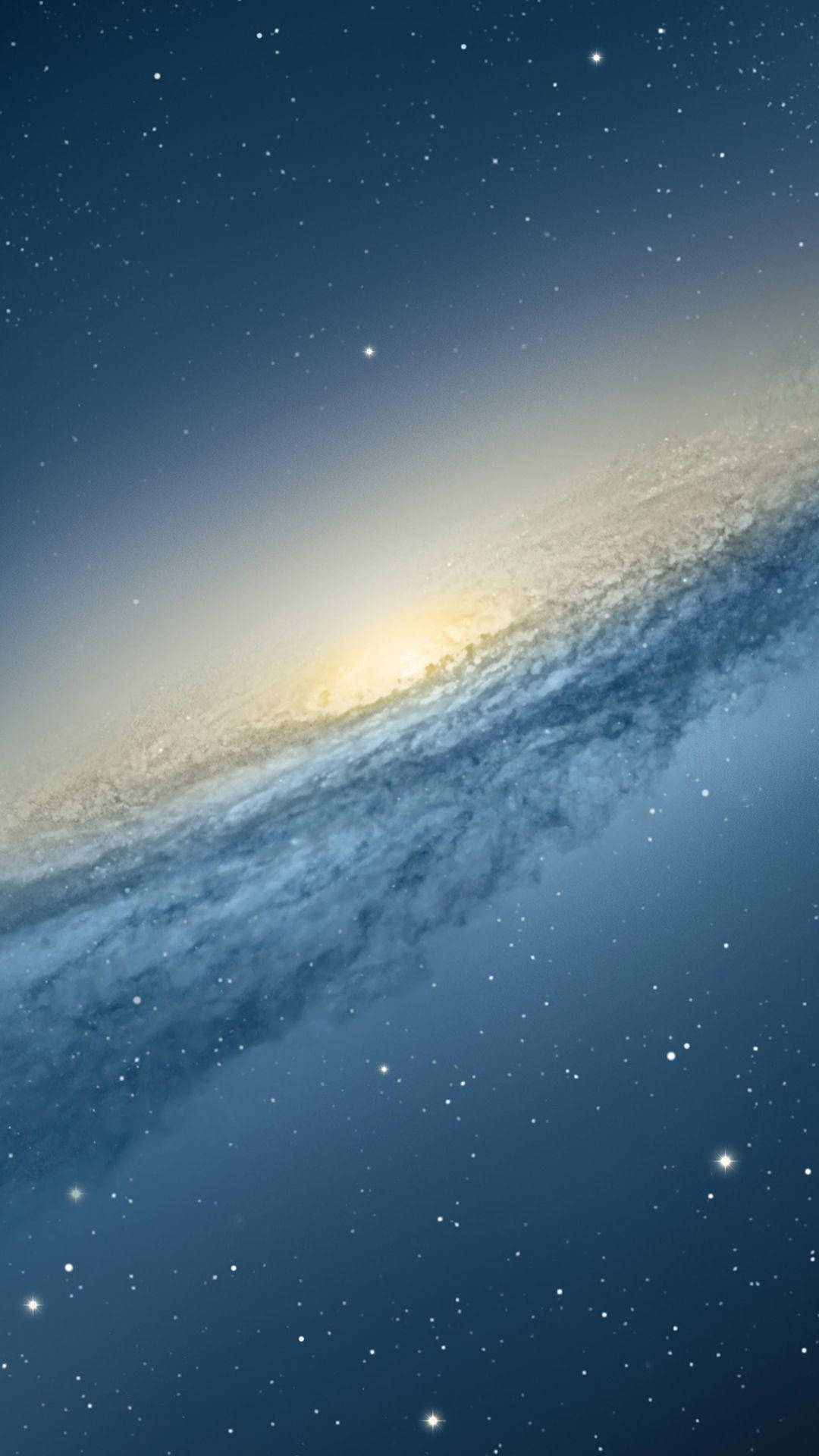 Samsung Mobile Blue Galaxy Background