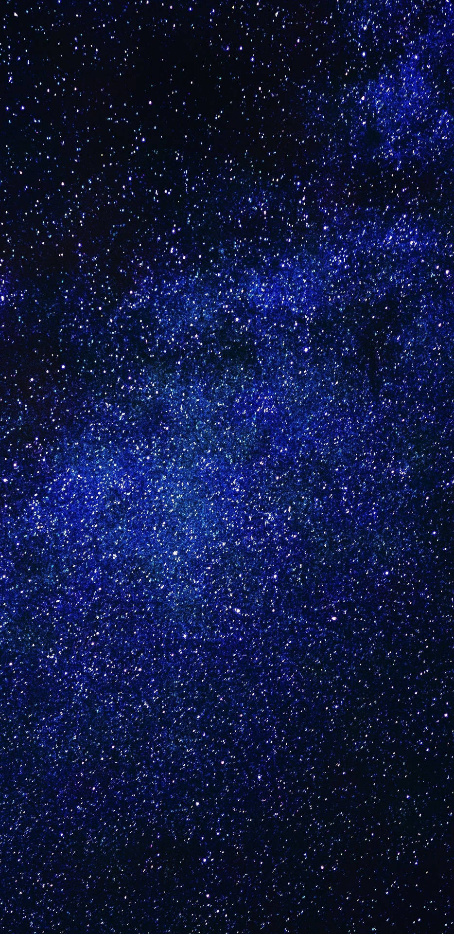 Samsung Mobile Blue Starry Galaxy Background