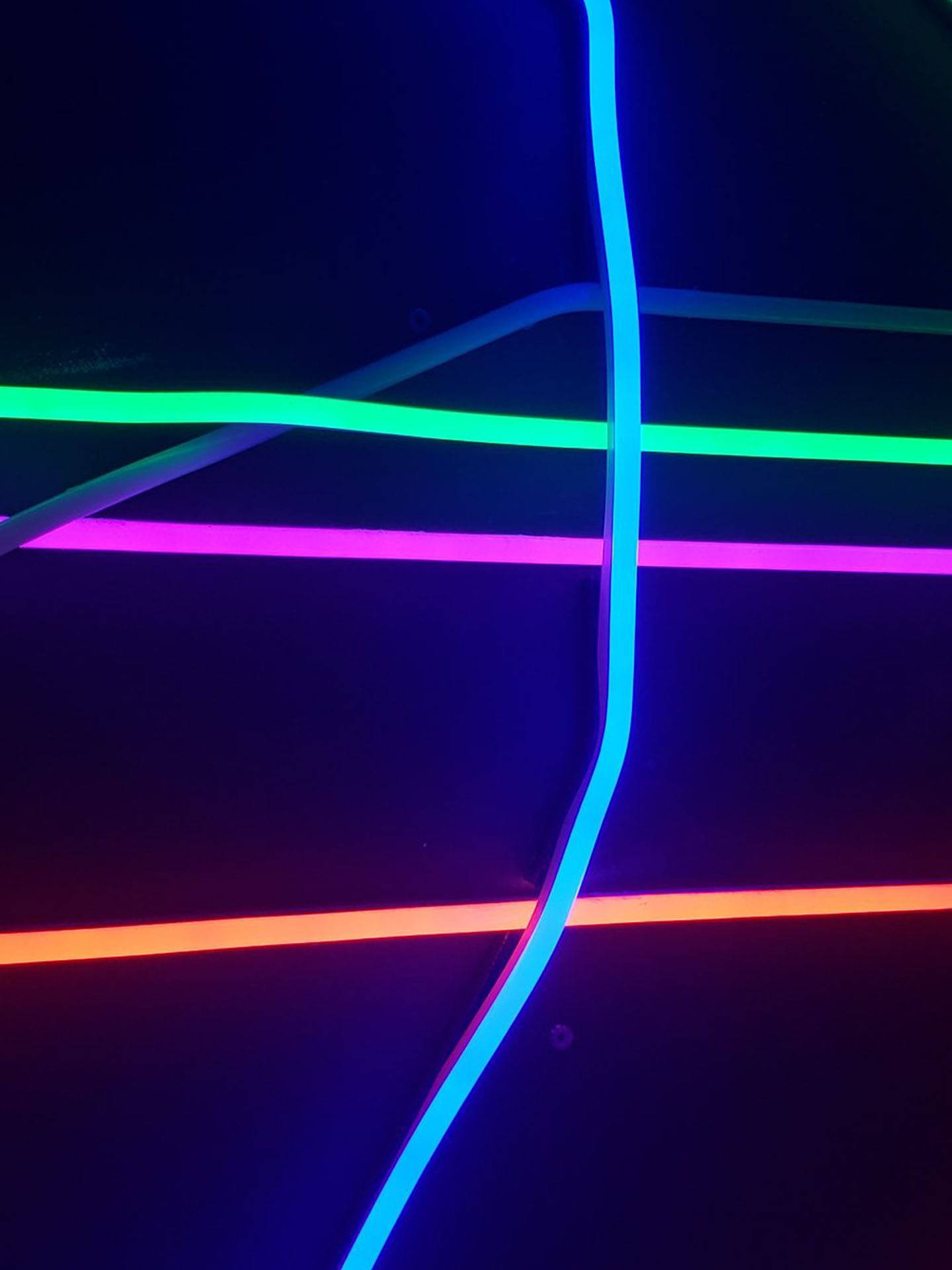 Samsung Mobile Neon Lines Background