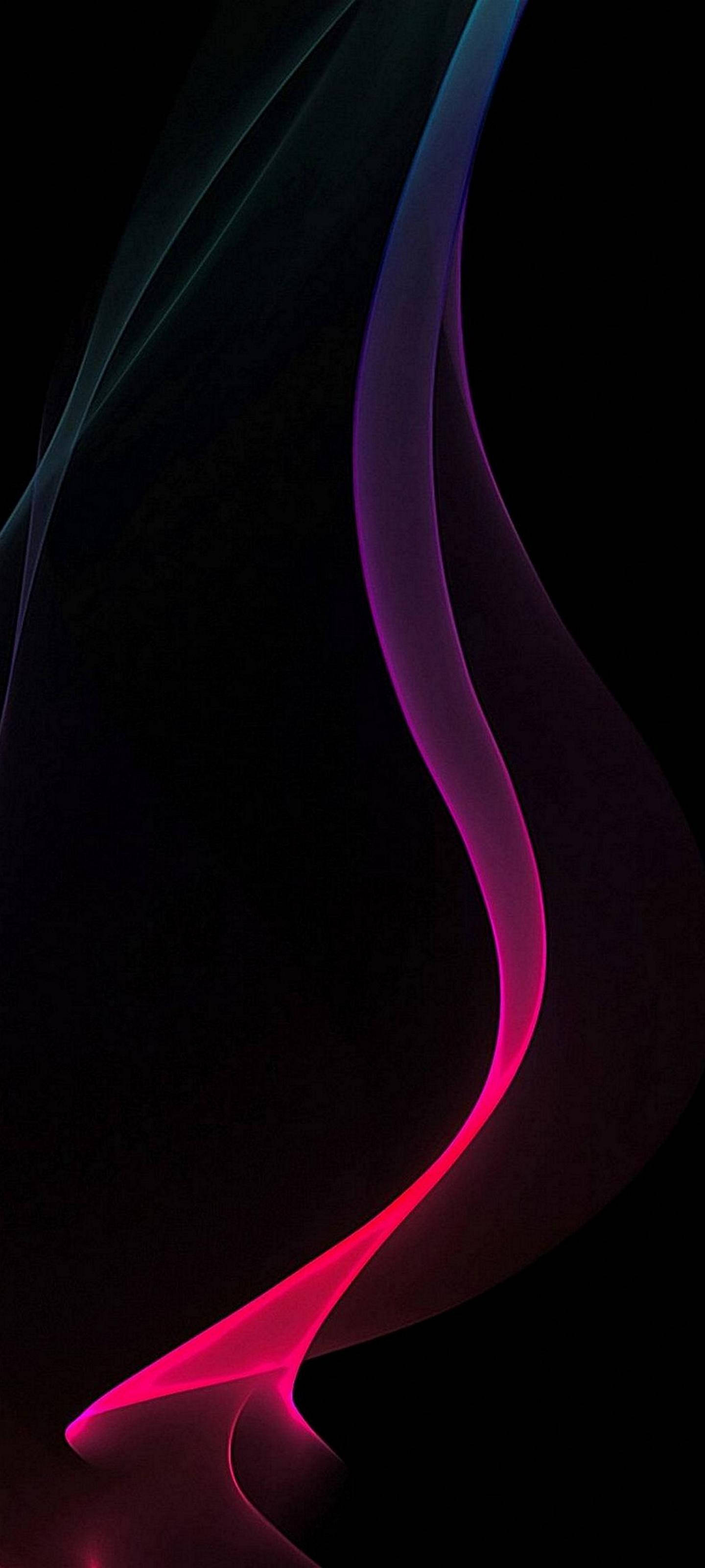 Samsung S21 Ultra Neon Wave Background