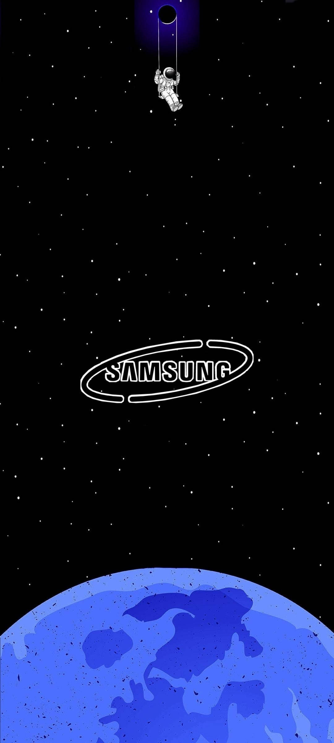 Samsung S21 Ultra Swinging Astronaut Background