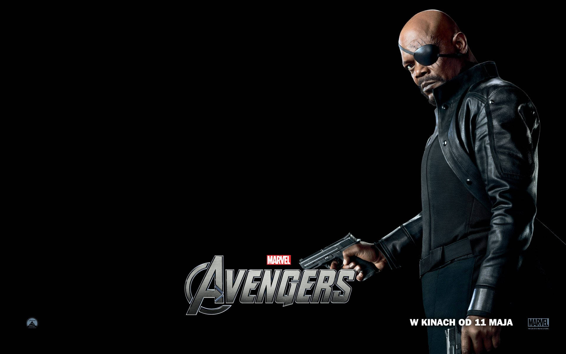 Samuel L Jackson On Avengers Background