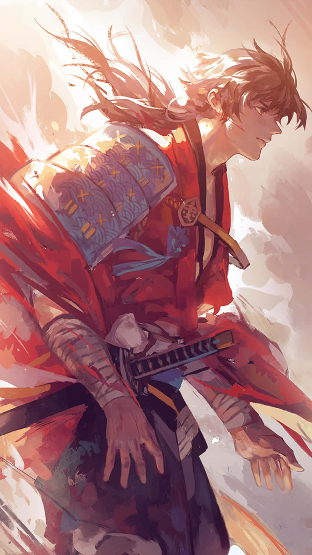 Samurai Anime Katsugeki Touken Ranbu Fanart Background