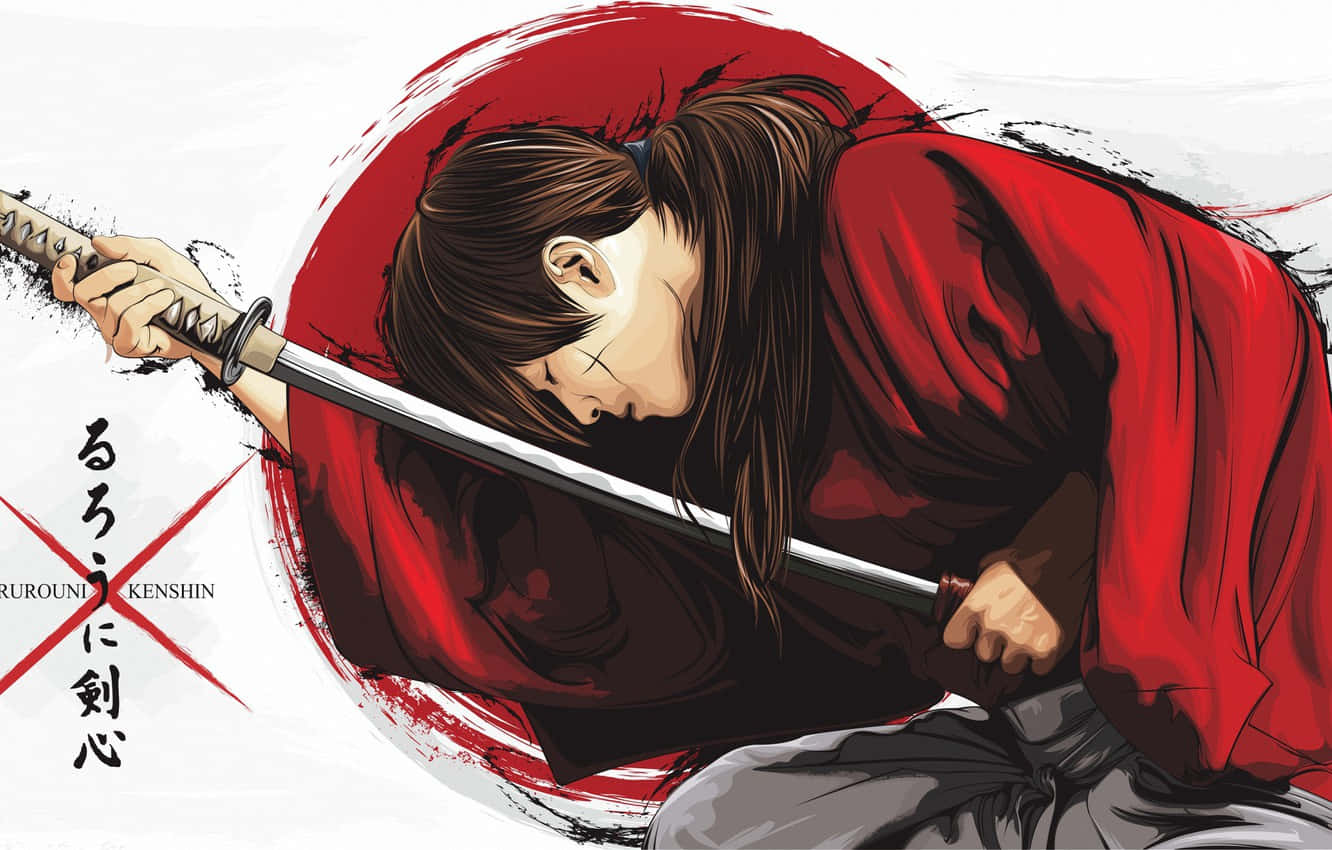 Samurai Anime Rurouni Kenshin Draw