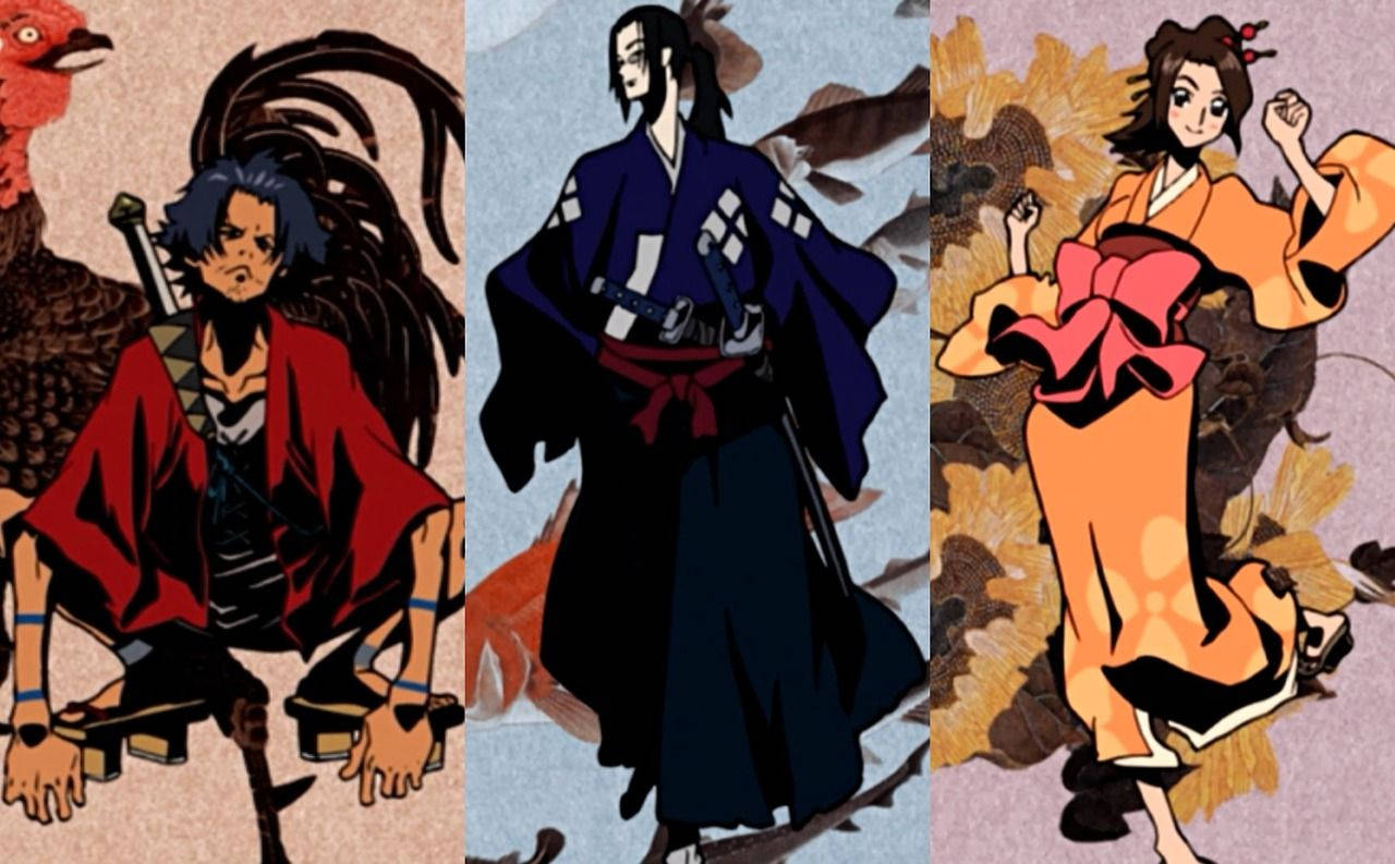 Samurai Champloo Cast Painting