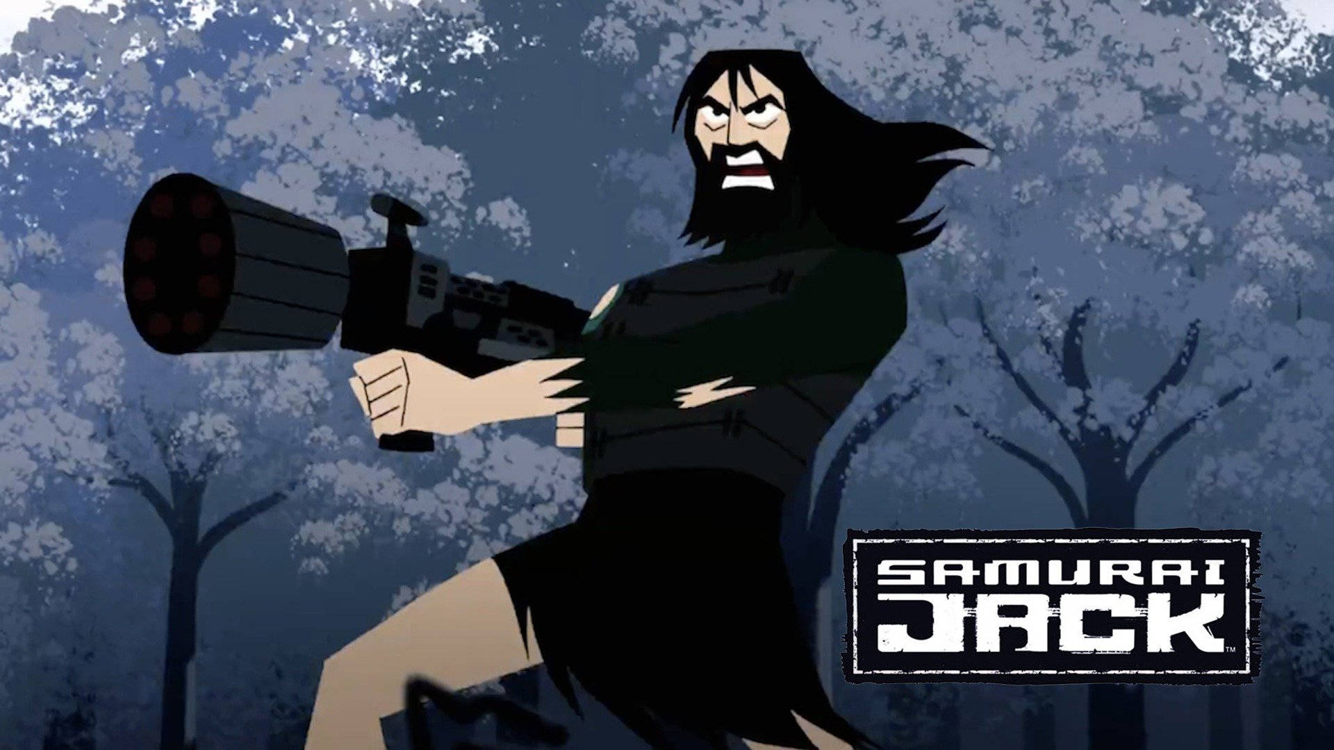 Samurai Jack With Weapon Desktop