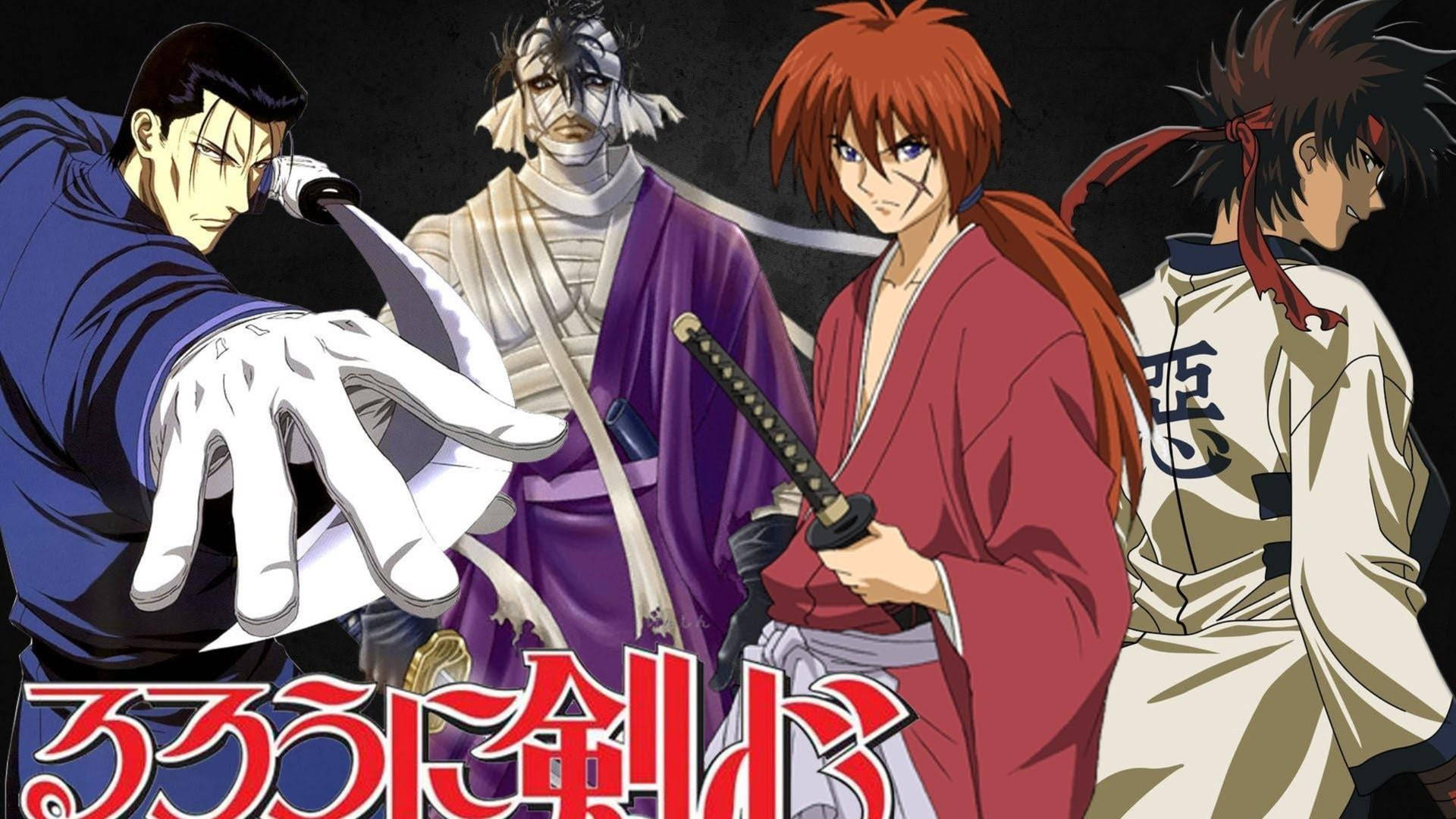 Samurai X Anime Poster Background