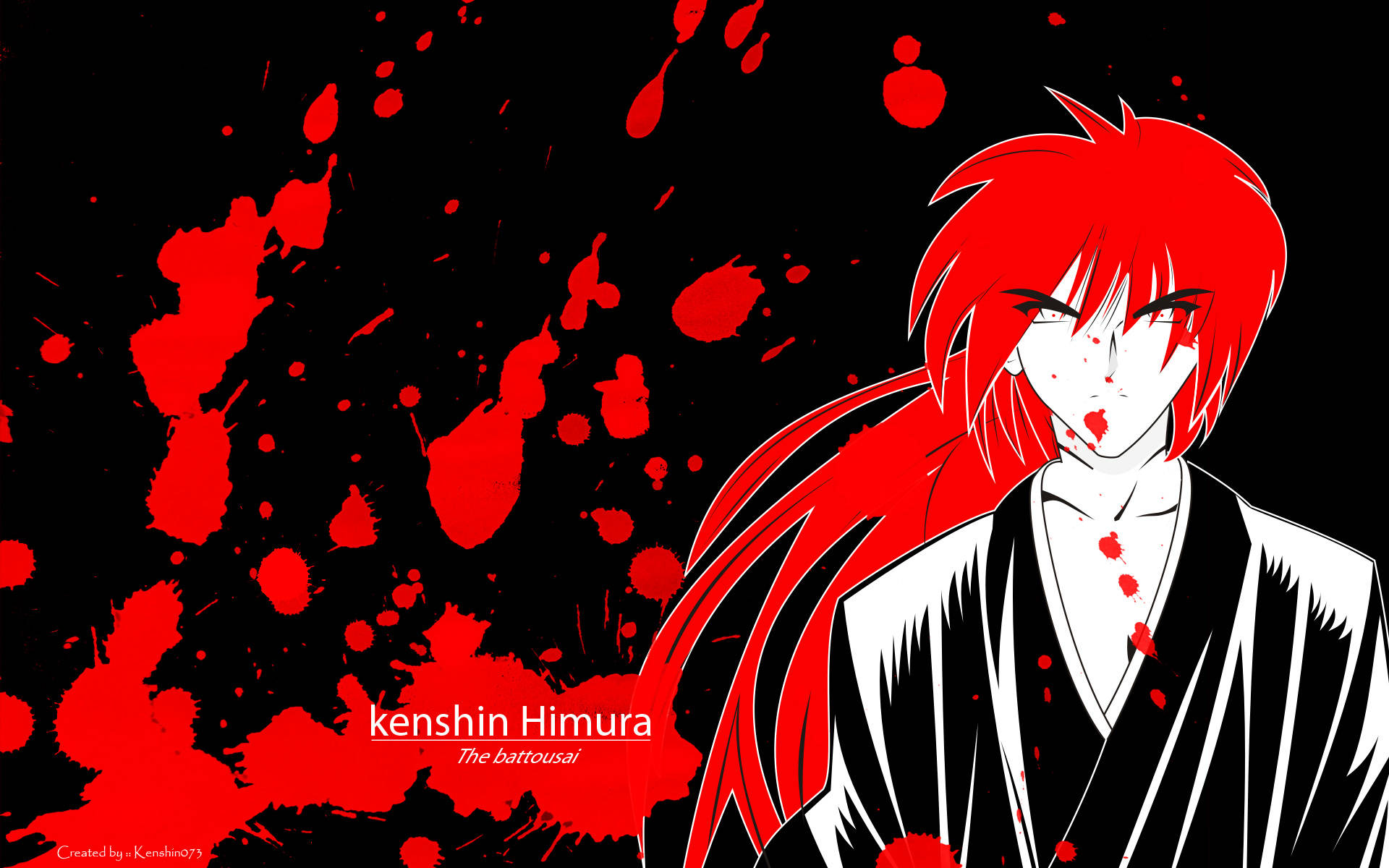 Samurai X Kenshin Himura Anime Art Background