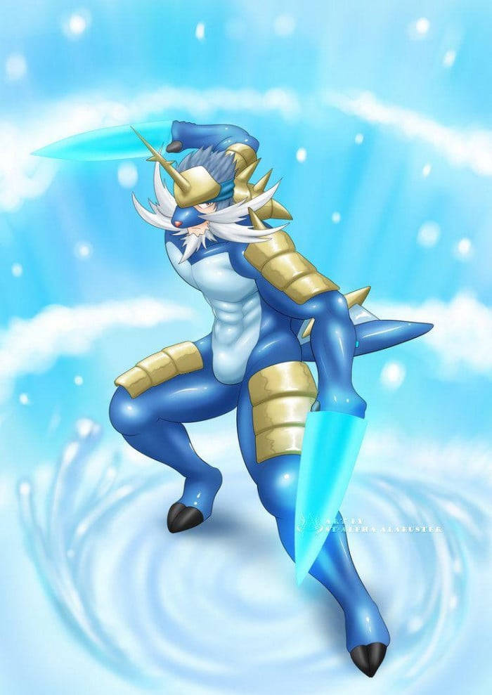 Samurott Armour Background