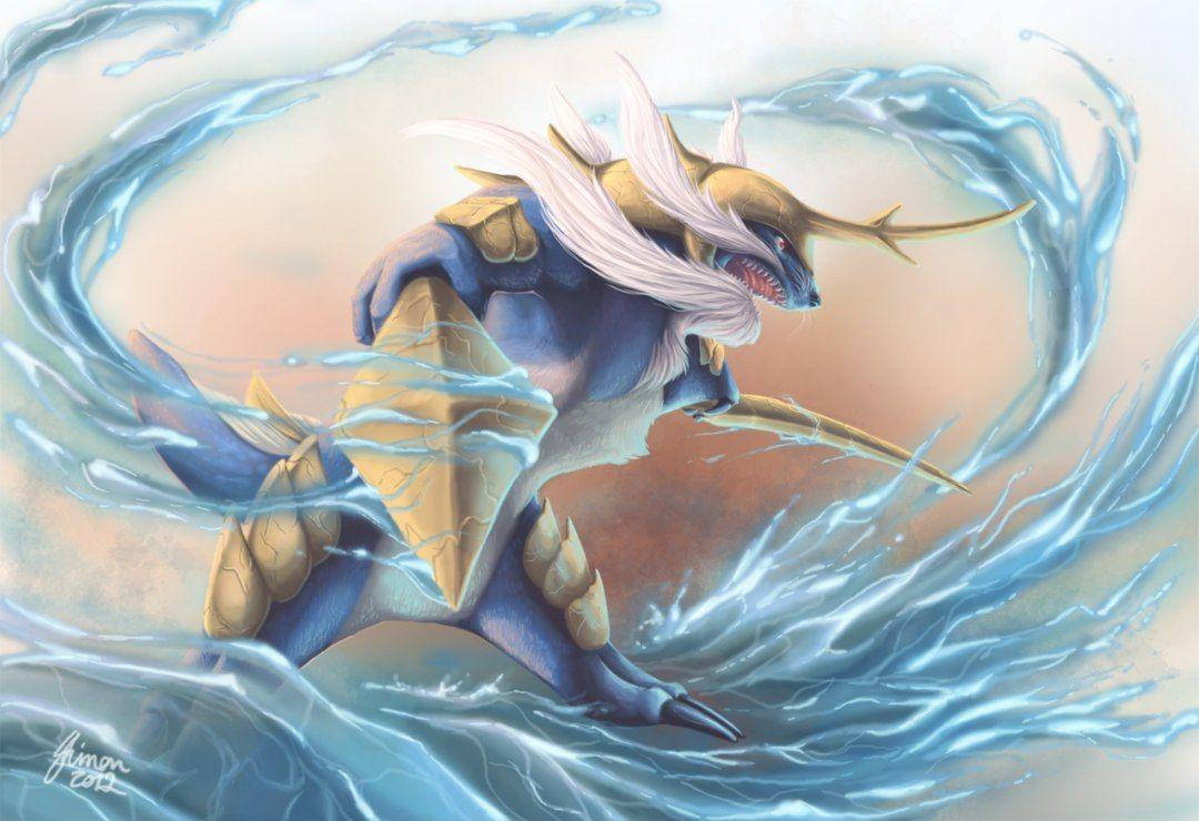 Samurott Fan Art Background