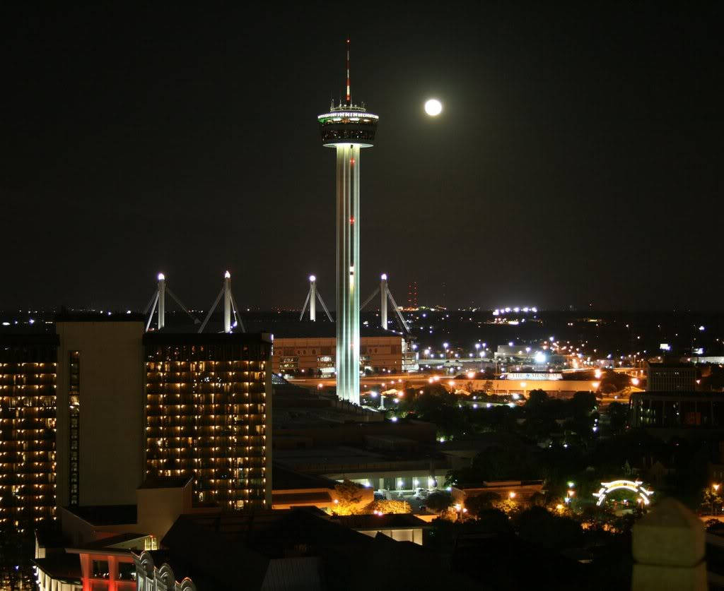 San Antonio Moon Background