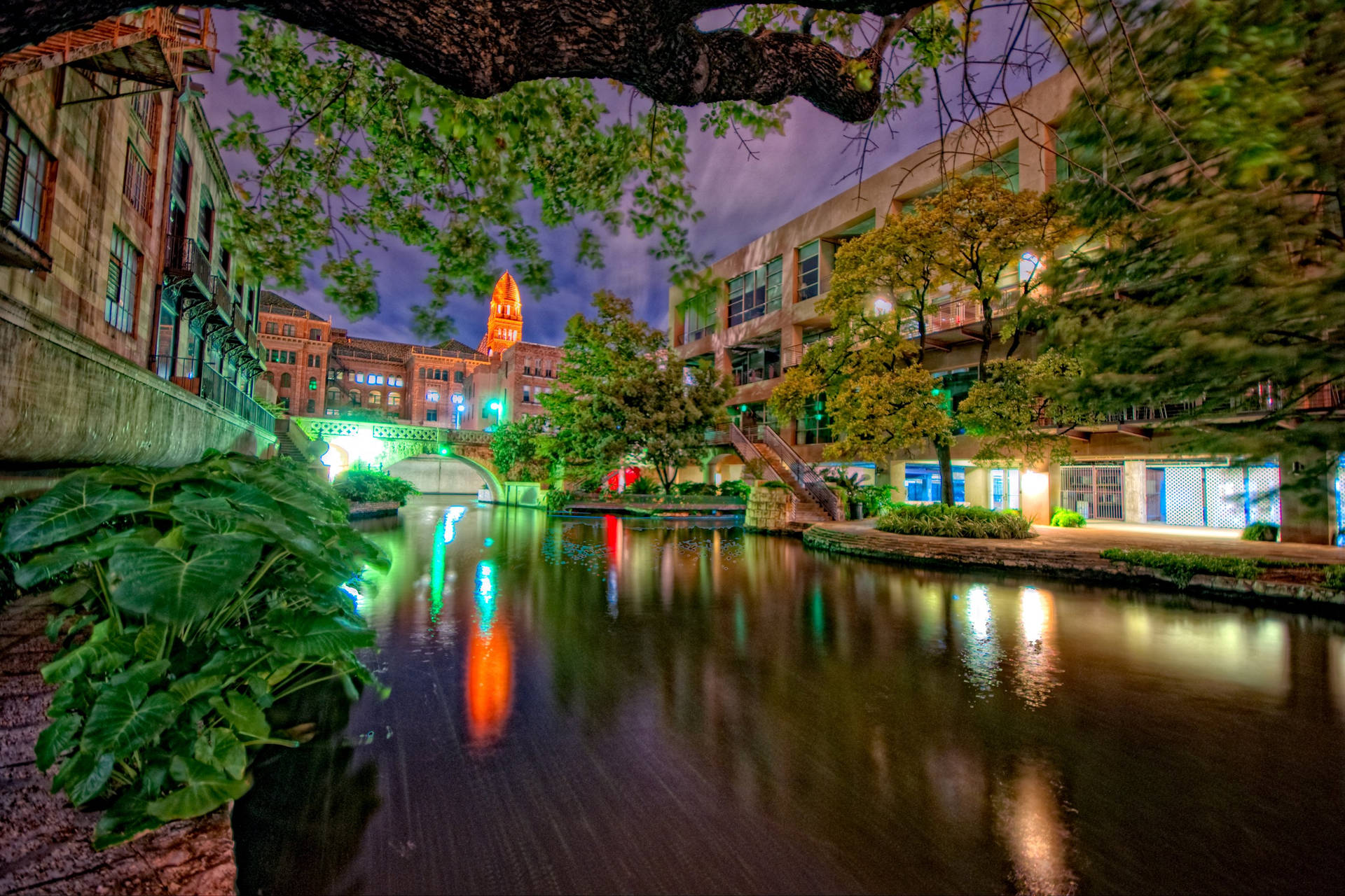 San Antonio River Background