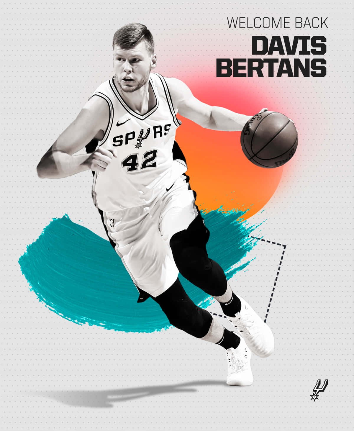 San Antonio Spurs Davis Bertans