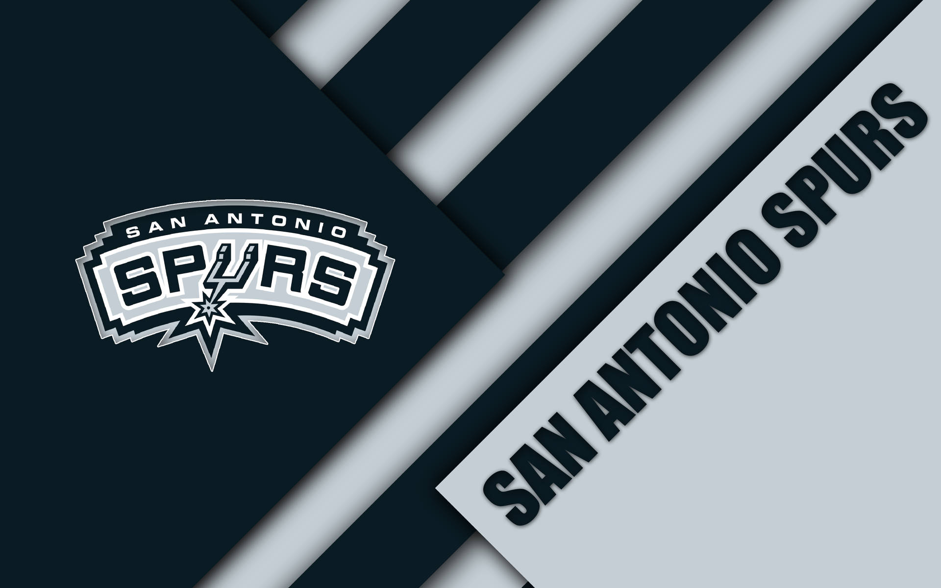 San Antonio Spurs Icon Logo Text Background