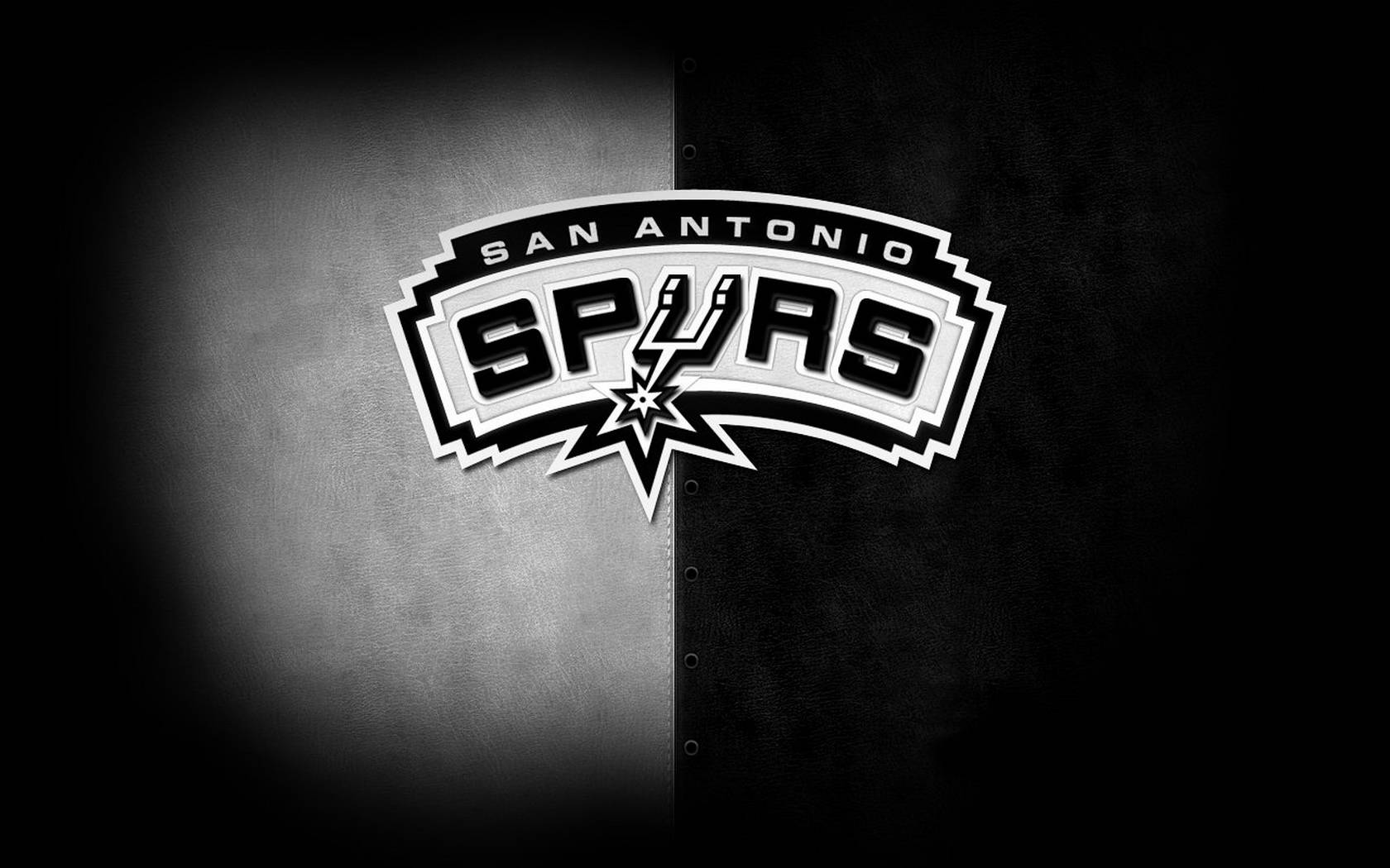 San Antonio Spurs Logo Black White Background