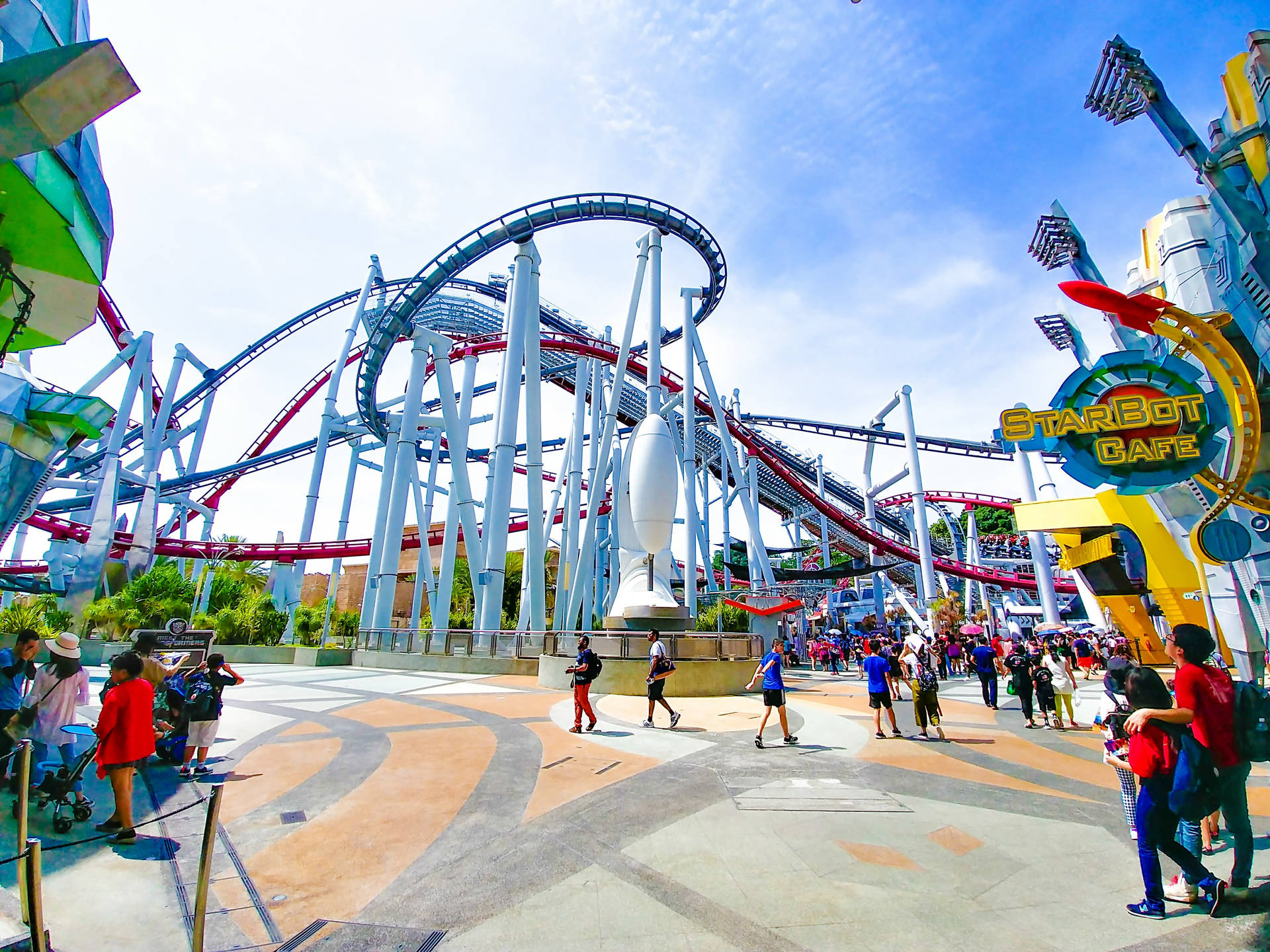 San Antonio Theme Park Background