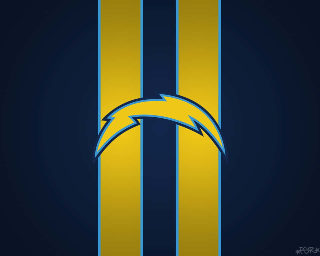 San Diego Chargers Fans Show Their True Colors Background