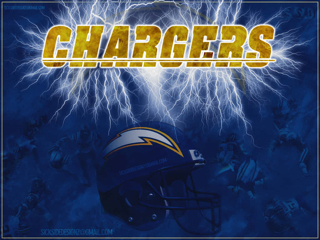 San Diego Chargers: High Performance On The Football Field Background