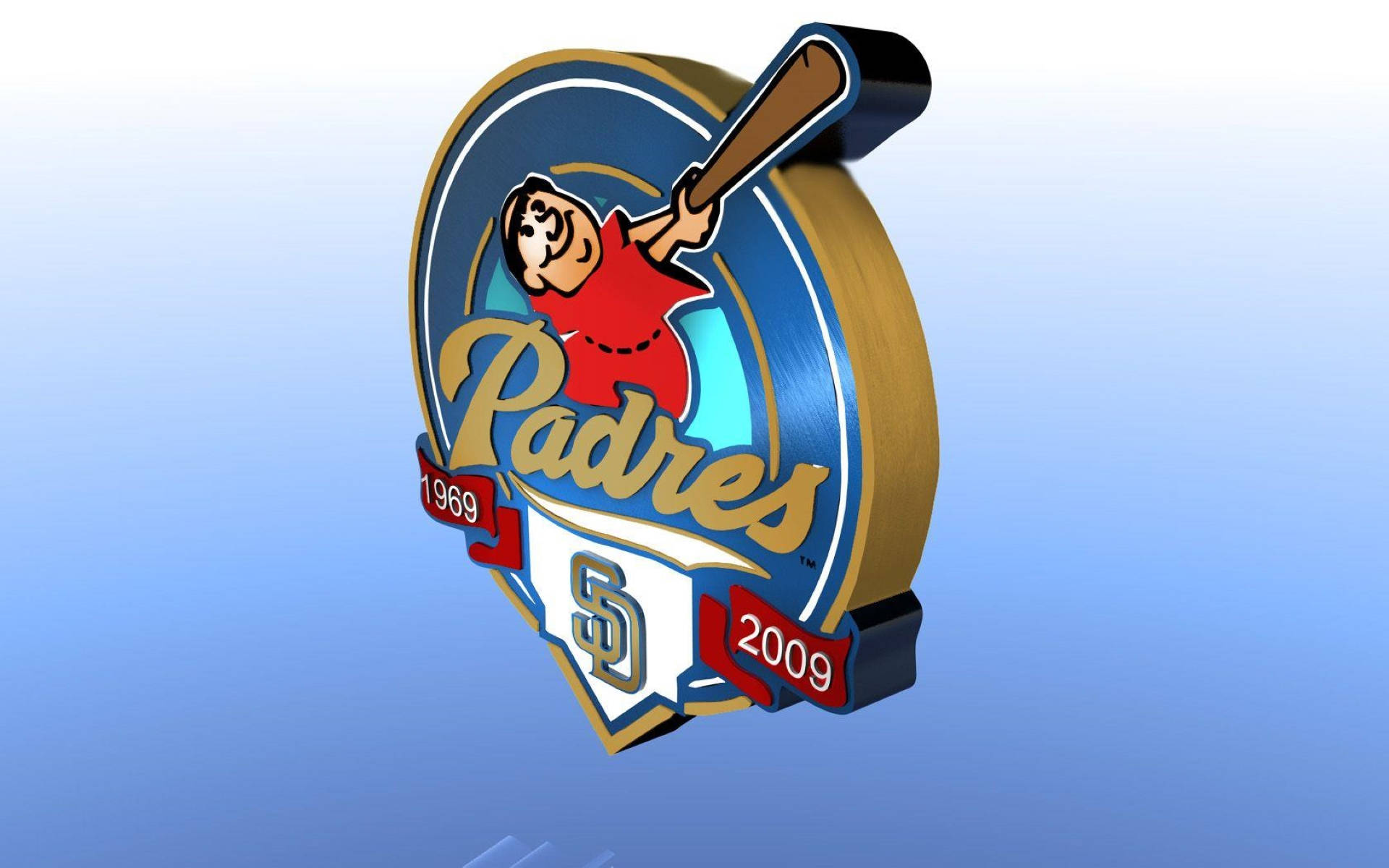 San Diego Padres 40th Year Logo Background