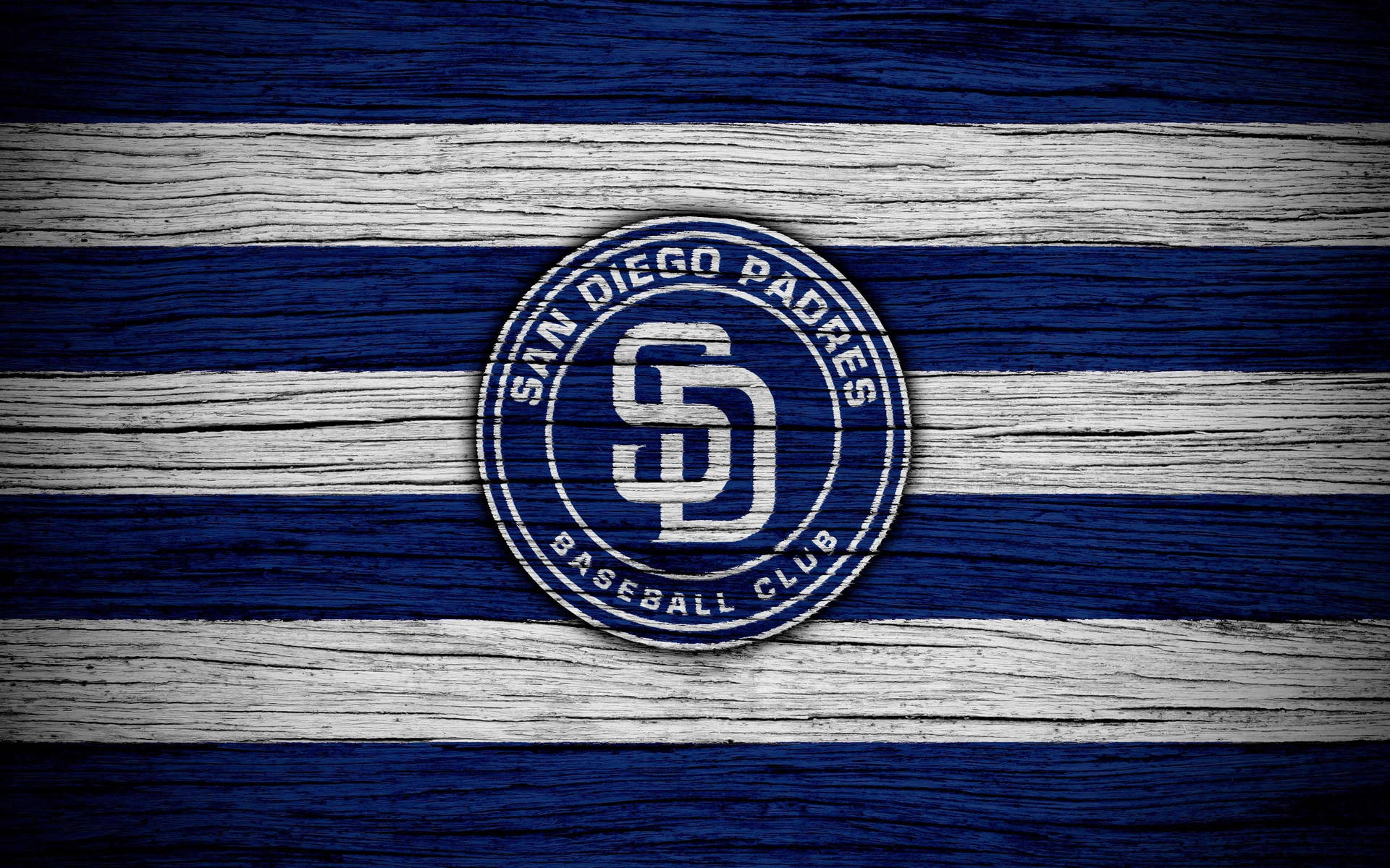 San Diego Padres Logo Wood Art