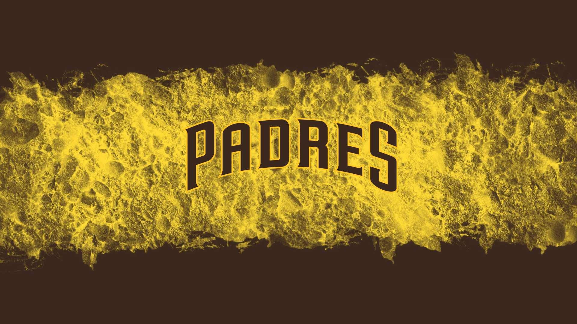 San Diego Padres Textured Art Background