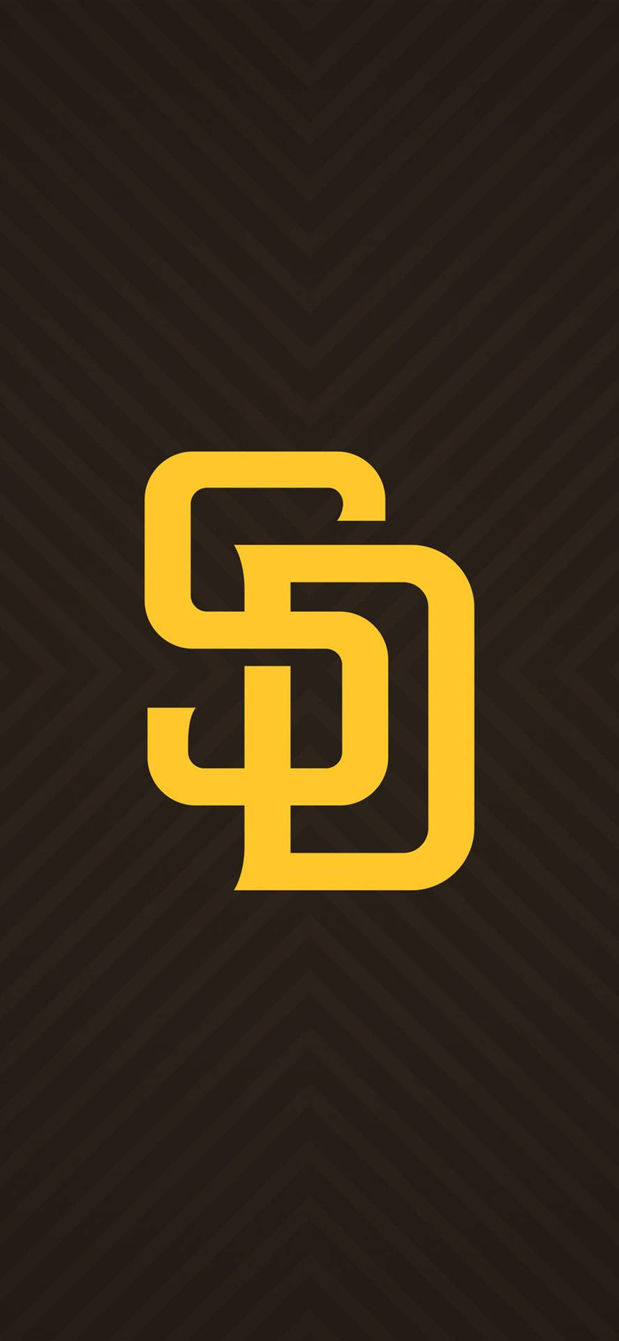 San Diego Padres Yellow Logo Background