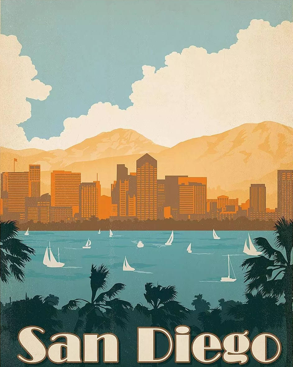 San Diego Vintage Graphic