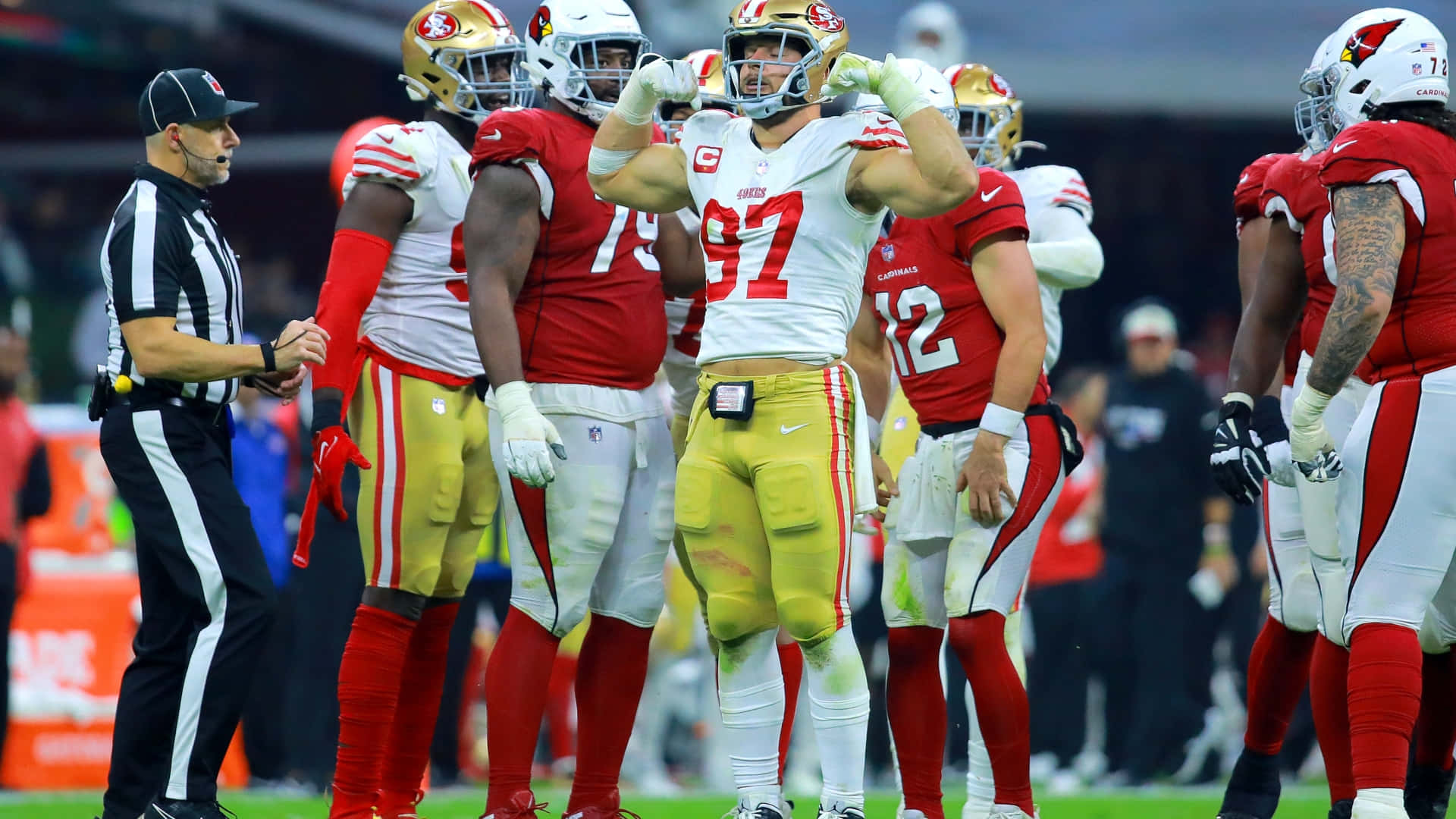 San Francisco 49ers Defensive End Nick Bosa Background