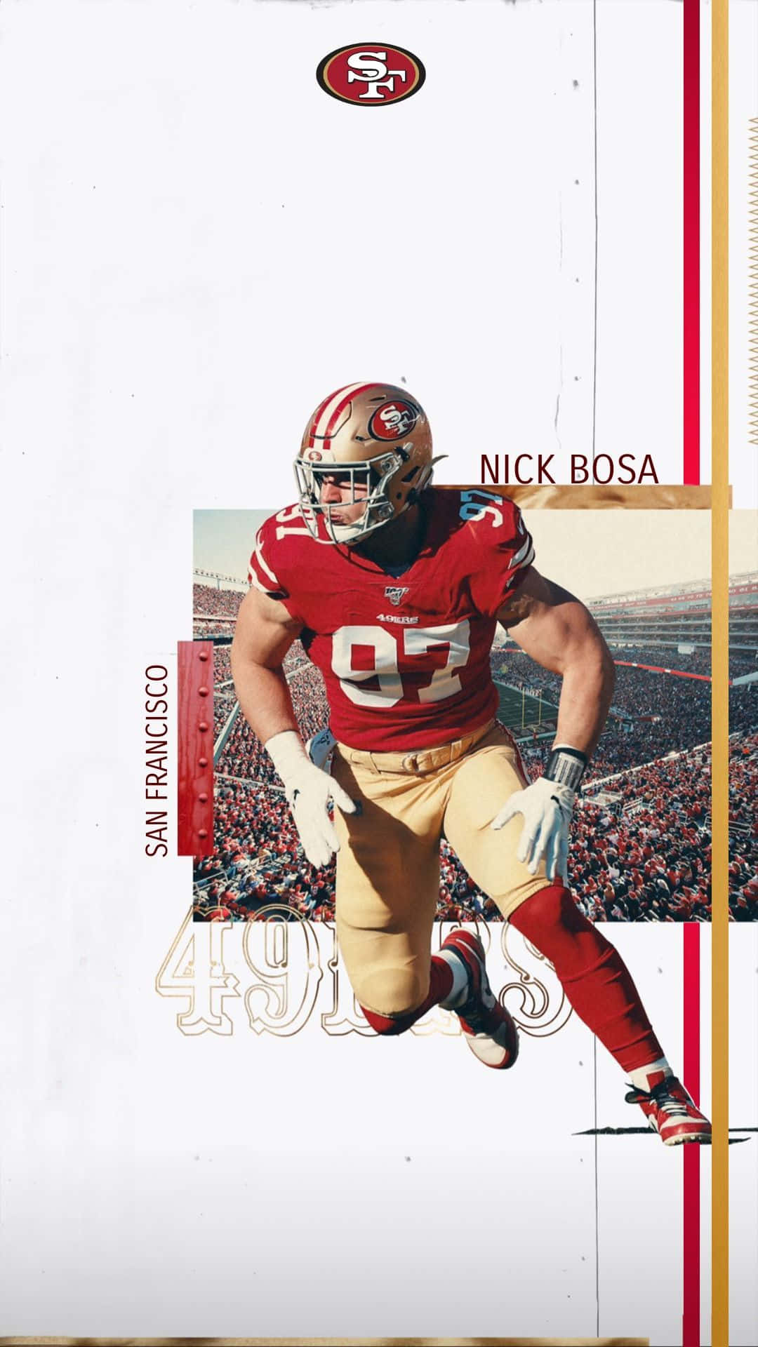 San Francisco 49ers Defensive End Nick Bosa Background