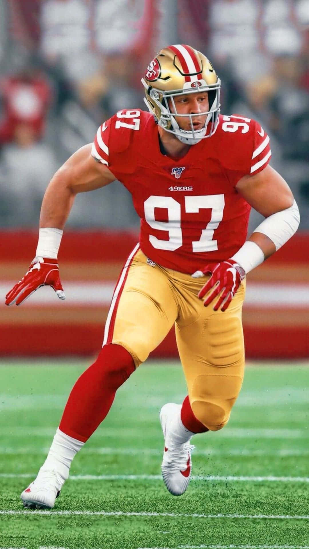 San Francisco 49ers Defensive End Nick Bosa Background