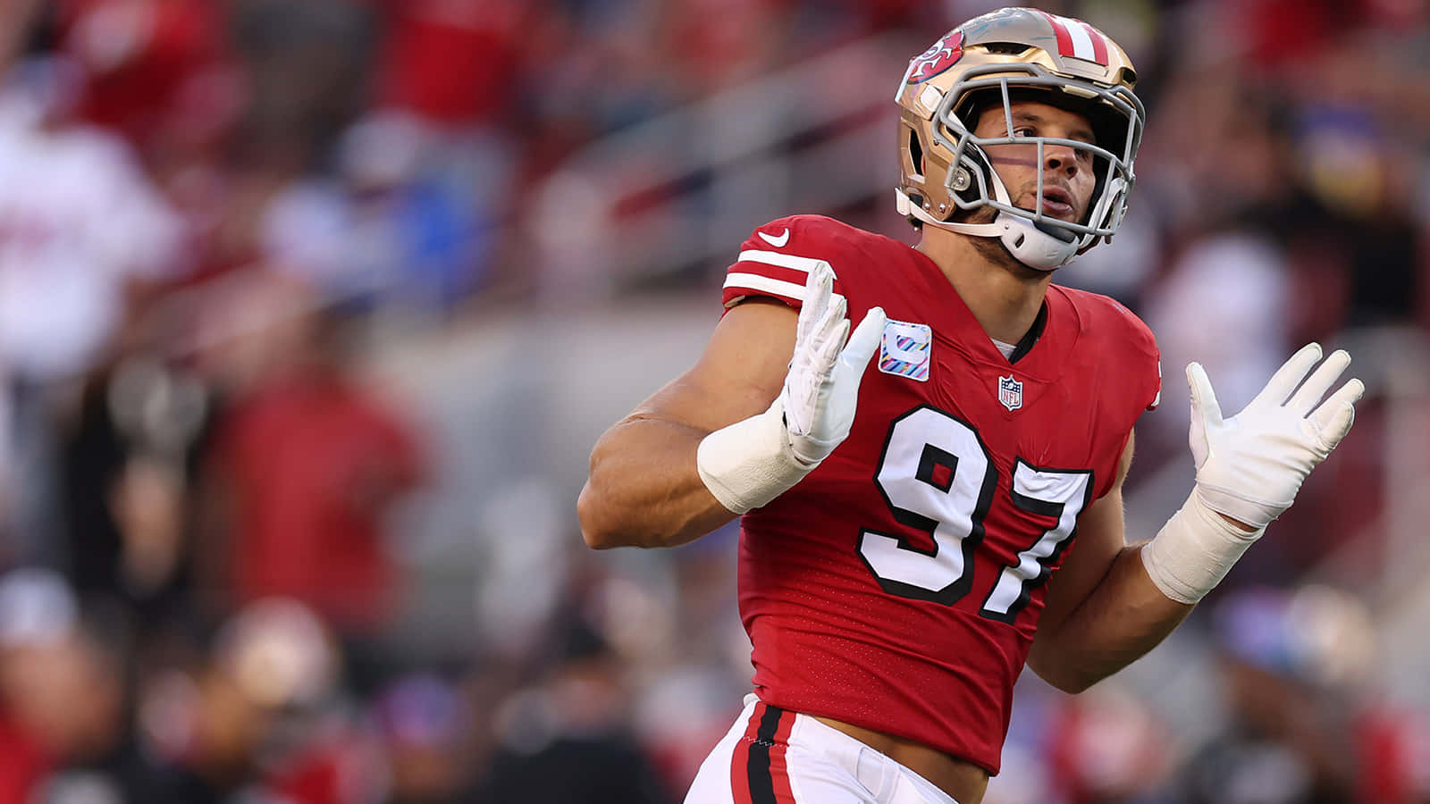 San Francisco 49ers Defensive End Nick Bosa Background