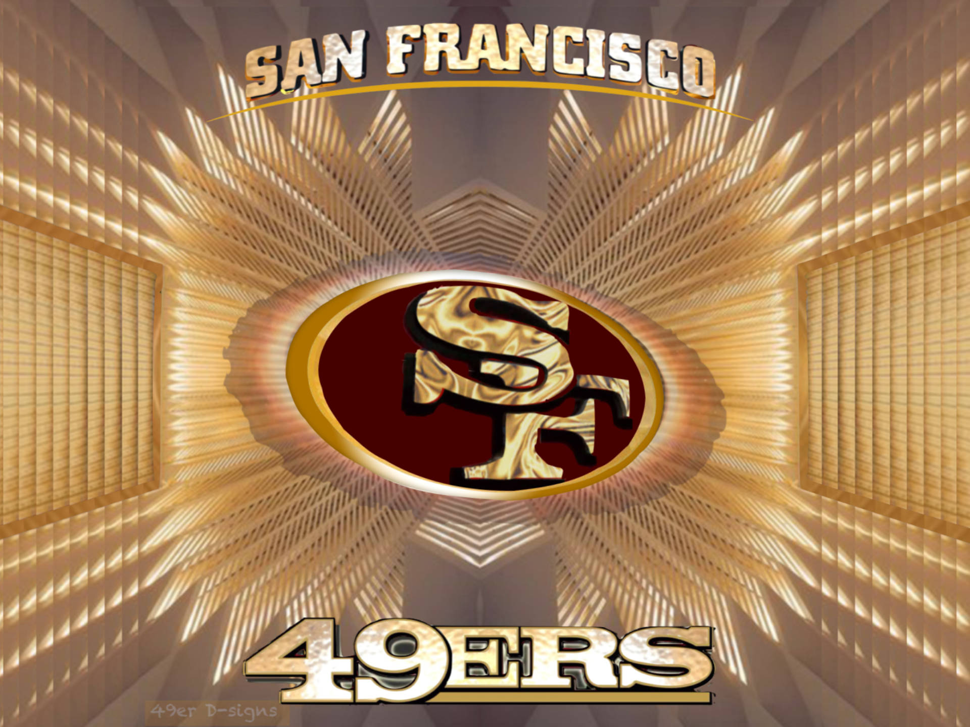 San Francisco 49ers Fans Hype Moment Background