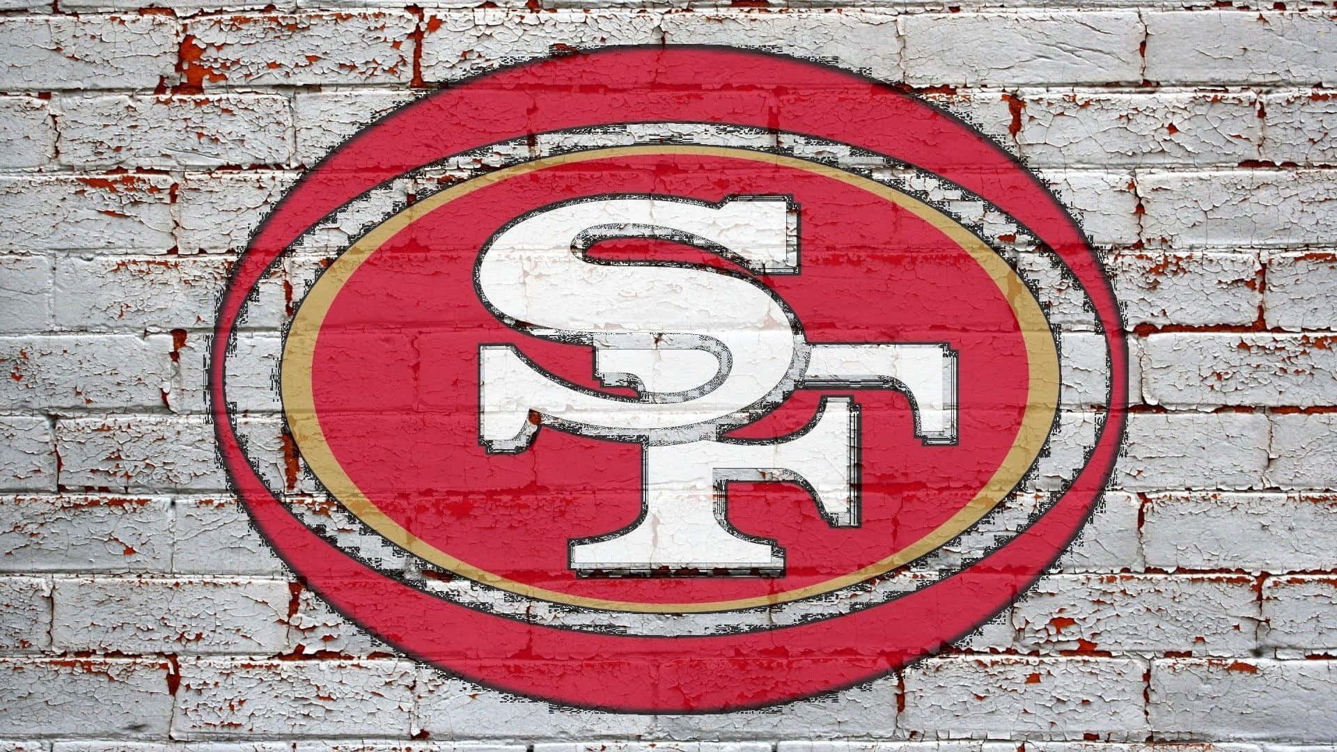 San Francisco 49ers Logo On Brick Wall